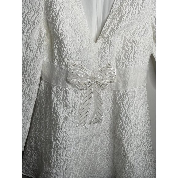 Sister Jane Long-Sleeve Jacquard Mini Dress - Picture 7 of 10